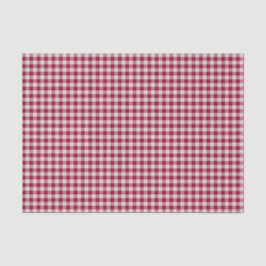 Papel De Seda Feriado Russo de Xadrez de Gingham Vermelho Festiv