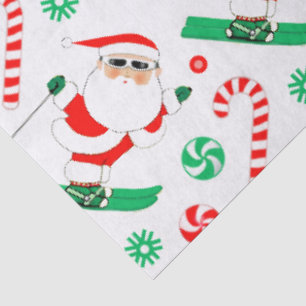 Papel De Seda Férias de Natal de Esqui
