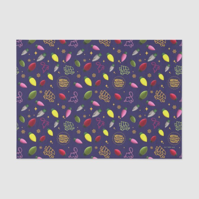 Papel De Seda Férias de Natal | Padrão de férias (Frente )