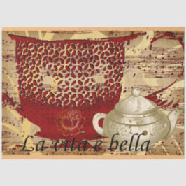 Papel De Seda Férias Douradas Elegantes