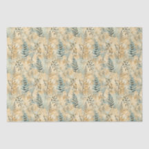 Fern & Eucalyptus Skeleton Leaf Disoupage Paper