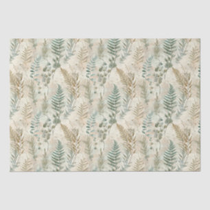 Papel De Seda Fern & Eucalyptus Skeleton Leaf Disoupage Paper