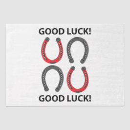 Papel De Seda Ferradura Boa Sorte em Ferradura