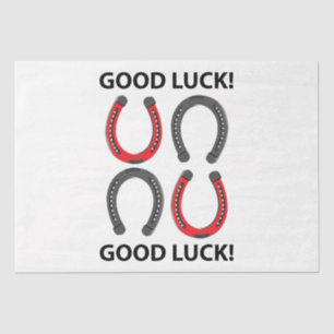 Papel De Seda Ferradura Boa Sorte em Ferradura