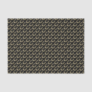 Papel De Seda Ferradura dourada
