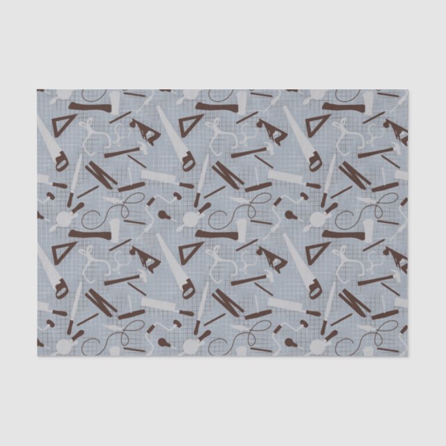 Papel De Seda Ferramentas de Carpinteiros, Trabalhos em Madeira (Frente )
