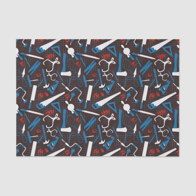 Papel De Seda Ferramentas de Carpinteiros, Trabalhos em Madeira (Frente )