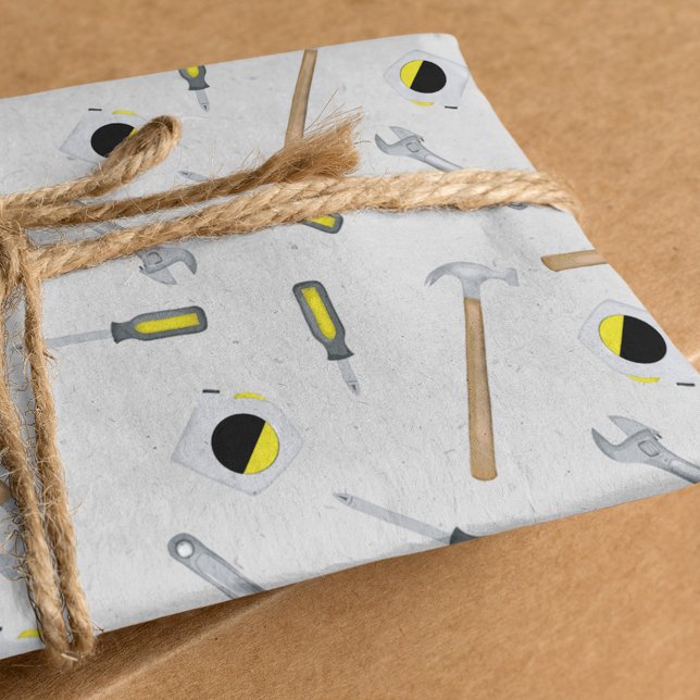 Papel De Seda Ferramentas modernas Padrão de diversão química mo (Criador carregado)