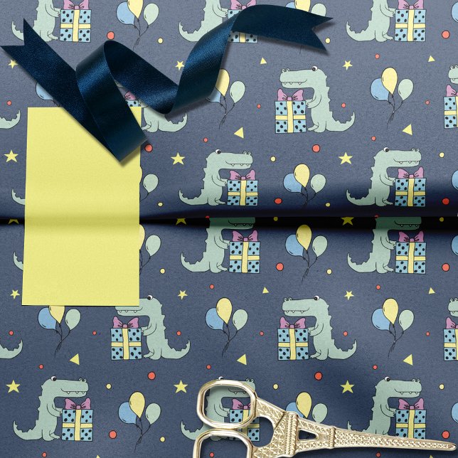 Papel De Seda Festa de aniversário crocodilo (Criador carregado)