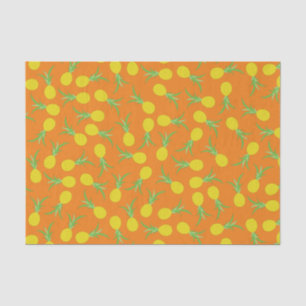 Papel De Seda Festa de aniversário de abacaxi no verão