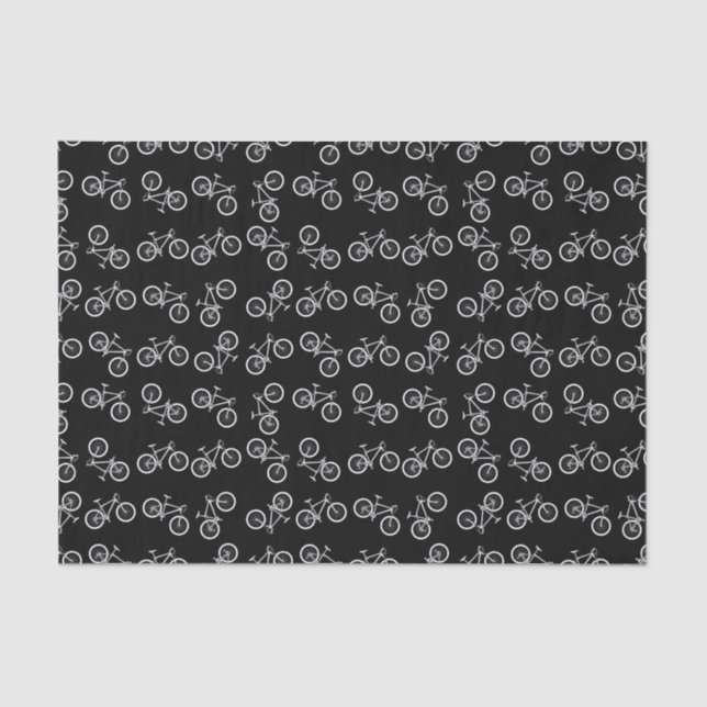 Papel De Seda Festa de aniversário de Corte de Disco Preto (Frente )