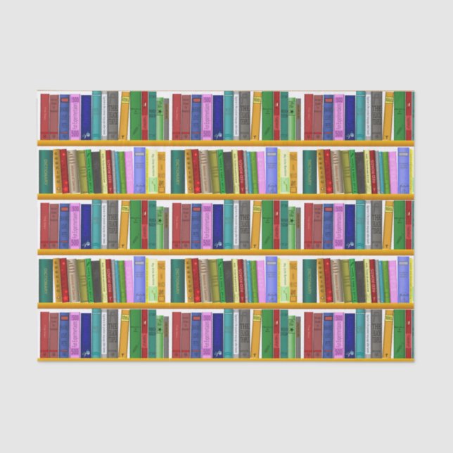 Papel De Seda Festa de aniversário de Livros de Dissociação (Frente )