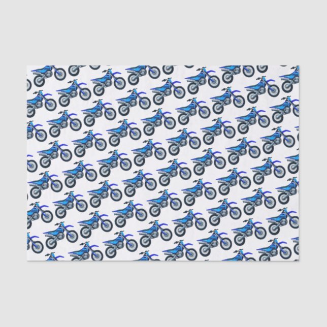 Papel De Seda Festa de aniversário de motocross Dirt (Frente )