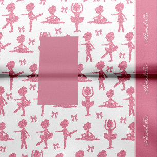 Papel De Seda Festa de aniversário de padrão da Ballerina, menin