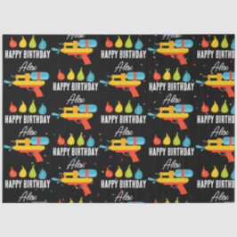 Papel De Seda Festa de aniversário de Verão de Armas e Balões