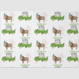 Papel De Seda Festa de aniversário Personalizada De Animais De T