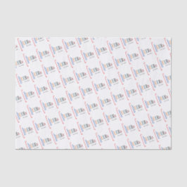 Papel De Seda Festa de formatura de Casamento de Parabéns