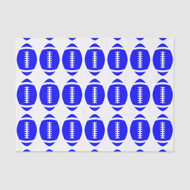 Papel De Seda Festa de Futebol Blue Pegball Wraps (Frente )