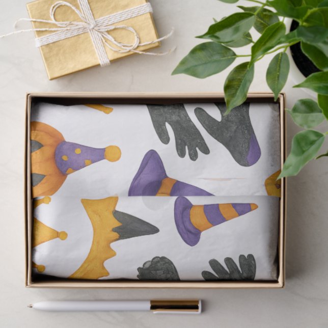 Papel De Seda Festa de halloween de picleball para amantes de ga (Presente)