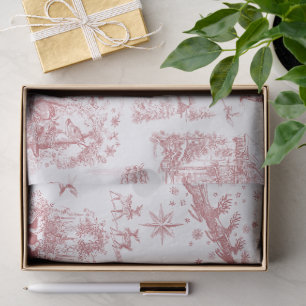 Papel De Seda Festa de Natal Chinoiserie