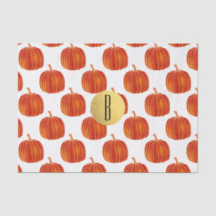 Papel De Seda Festa Dourada de Glam de Bomba de Outono Laranja