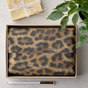 Papel De Seda Festa Safari com Estampa de Leopardo ID1153
