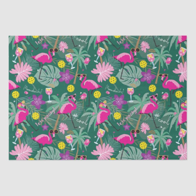 Papel De Seda 🤩 festa tropical com pijama,   (Frente )