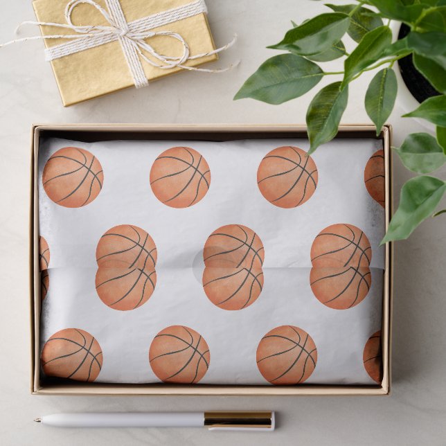 Papel De Seda Festas de Aniversário de Basquete Presentes de Equ (Presente)