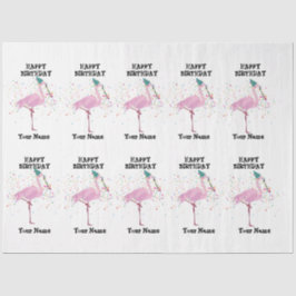 Papel De Seda Festas Flamingo - Animais na Festa de aniversário