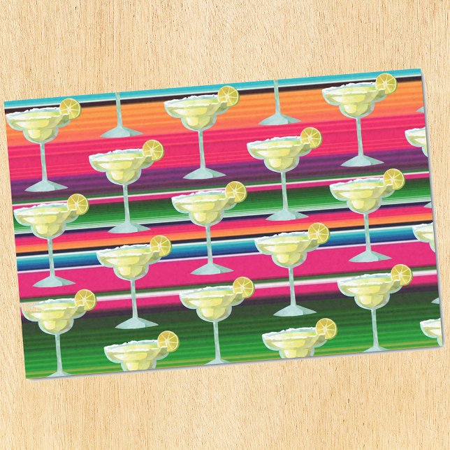 Papel De Seda Festivo Margarita mexicana Blanket Fiesta Serape (Criador carregado)