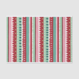 Papel De Seda Festivo Stripes Elf Natal