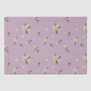 Papel De Seda Fezes do Mês do Nascimento de Febre Primrose Viole