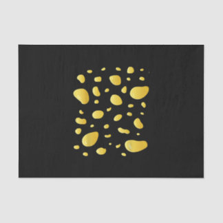 Papel De Seda Figurino de queijo suíço T-Shirt Halloween