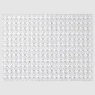 Papel De Seda "Filas de ovelhas brancas"