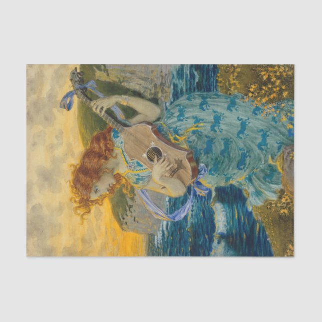 Papel De Seda Filha da Barba por Eugene Grasset (Frente )