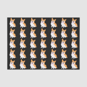 Papel De Seda Filhote de cachorro de sorriso pequeno bonito do