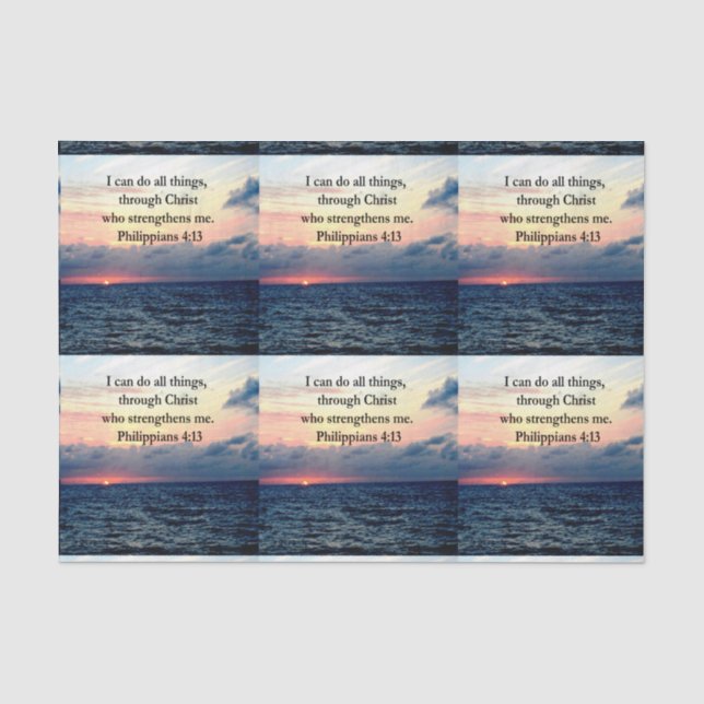 PAPEL DE SEDA FILIPIANOS 4:13 DESIGN SUNRISE (Frente )