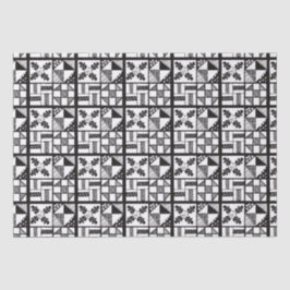 Papel De Seda Filtro preto e branco