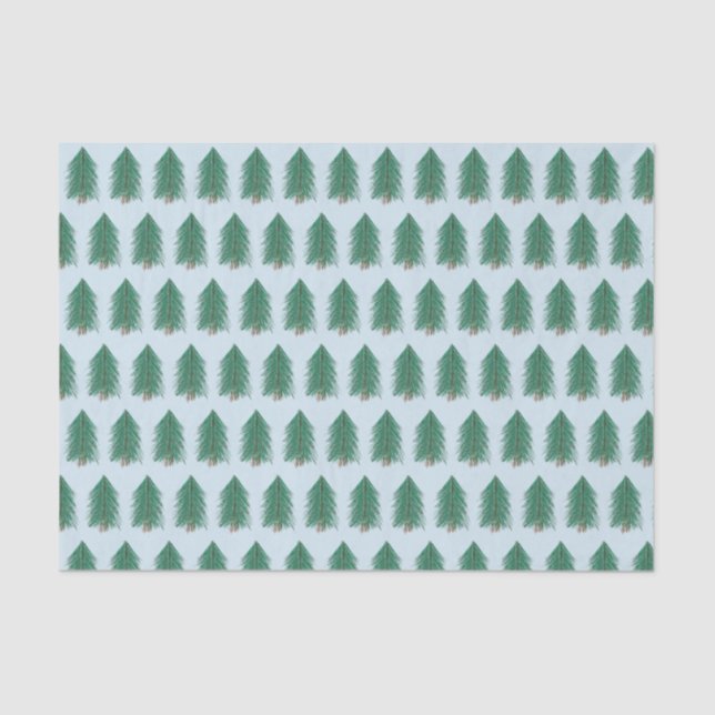 Papel De Seda Fir Tree Forest (Frente )