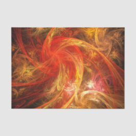 Papel De Seda Firestorm Nova Abstrato Art