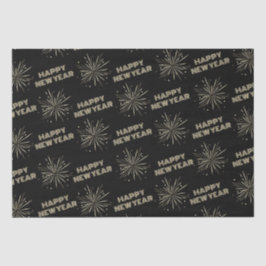 Papel De Seda Fireworks feliz ano novo