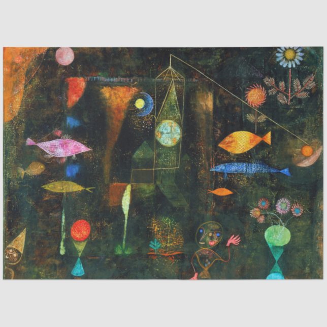 Papel De Seda Fish Magic, Paul Klee (Frente )
