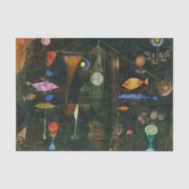 Papel De Seda Fish Magic, Paul Klee Abstrato Art
