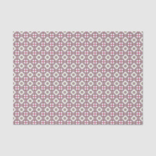 Papel De Seda Fita de Azulejo de Barcelona Vermelha Vintage Verm