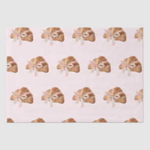 Papel De Seda Fita Rosa Coquette Personalizada