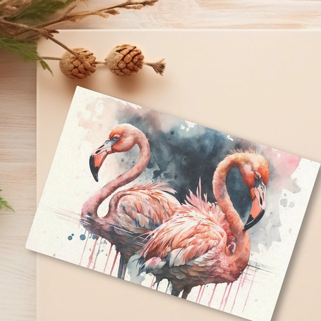 Papel De Seda Flamingo, Cor de Água, Rosa (Criador carregado)