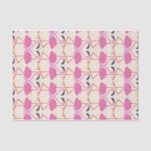 Papel De Seda Flamingo Decor Víblias Tropicais Exótico Verão de