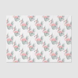 Papel De Seda Flamingo Rosa (Design 63 Série Rosa)