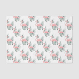 Papel De Seda Flamingo Rosa (Série Design 63 Rosa)