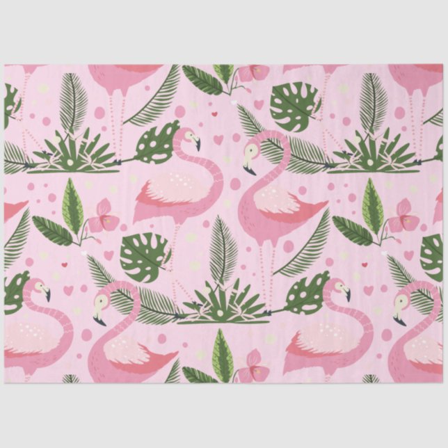 Papel De Seda Flamingo Summer Collection One Design 10 (Frente )